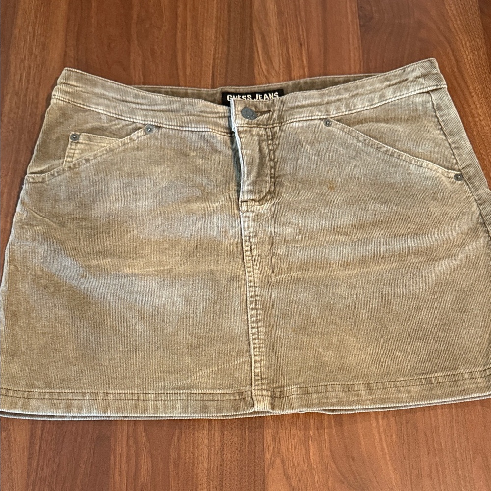 Guess Women's Beige Mini Skirt